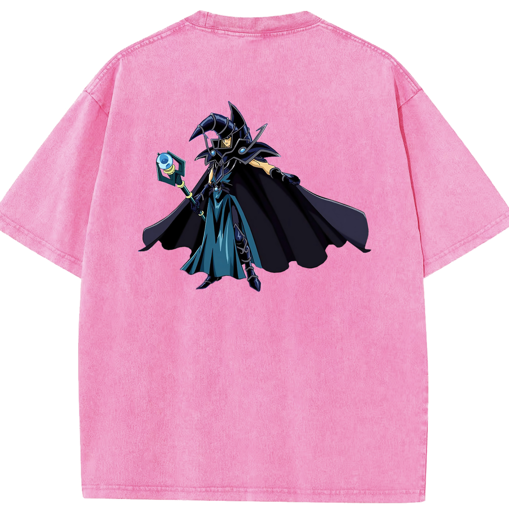 （画像用） 遊☆戯☆王 Yu-Gi-Oh! 綿100% ヴィンテージ風 半袖Tシャツ（背面プリント）